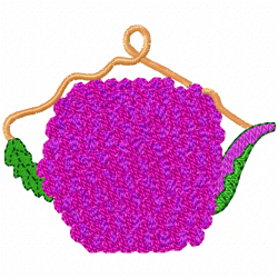 Teapots Embroidery Design 1 Teapots Embroidery Design 1